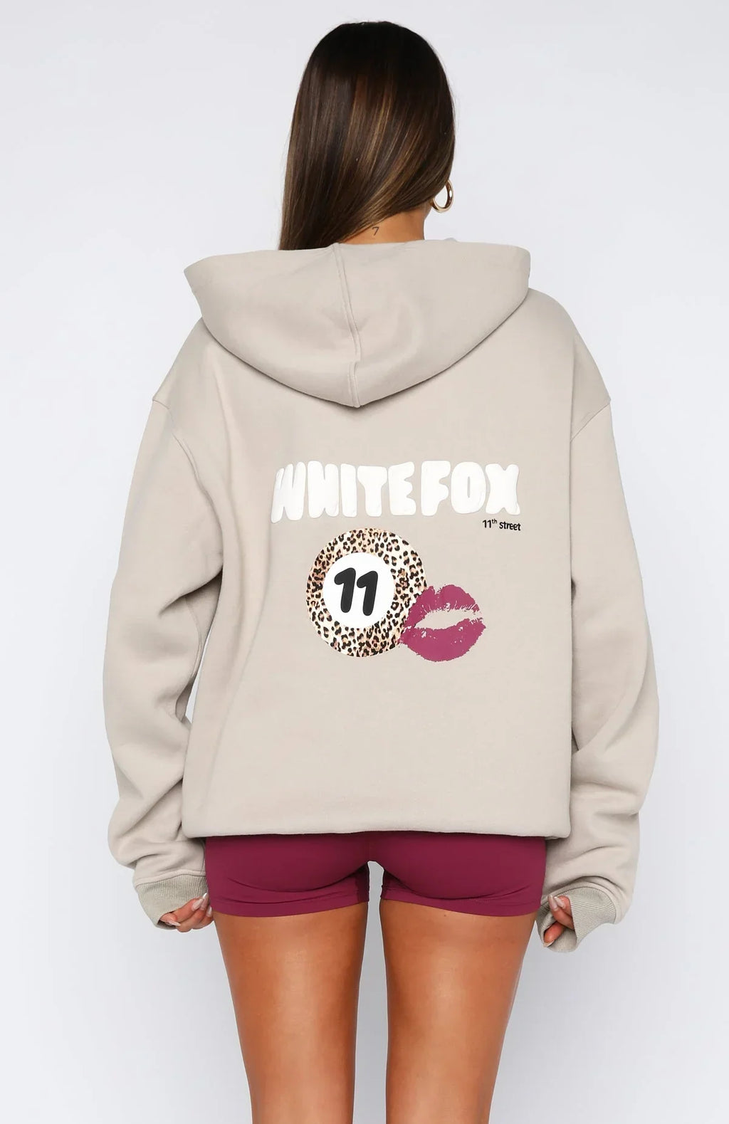 11th Street She's So Lucky Oversized Hoodie Moon Kiss