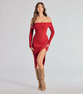 Keeping Knit Chic Long Sleeve Midi Dress