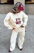 11th Street Concrete Jungle Oversized Sweater Cake Batter