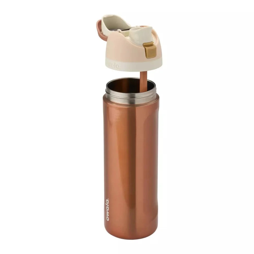 Owala Special Edition 24oz Stainless Steel Insulated FreeSip Water Bottle - Hearth & Hand? with Magnolia - Metallic Gold