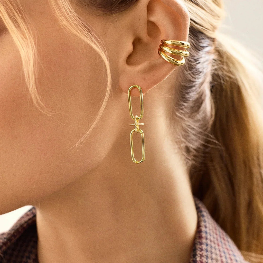 18K Gold Vanessa Earrings - Gold