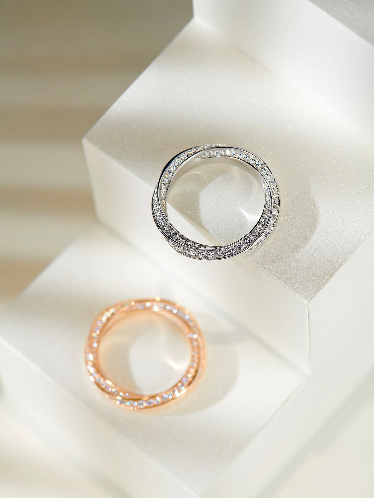 SPIRAL DIAMOND RING