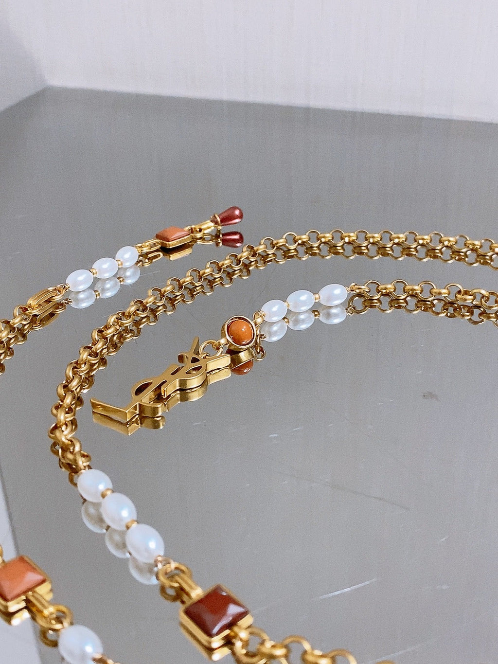 YSL Waist Belt Chain Model 215216