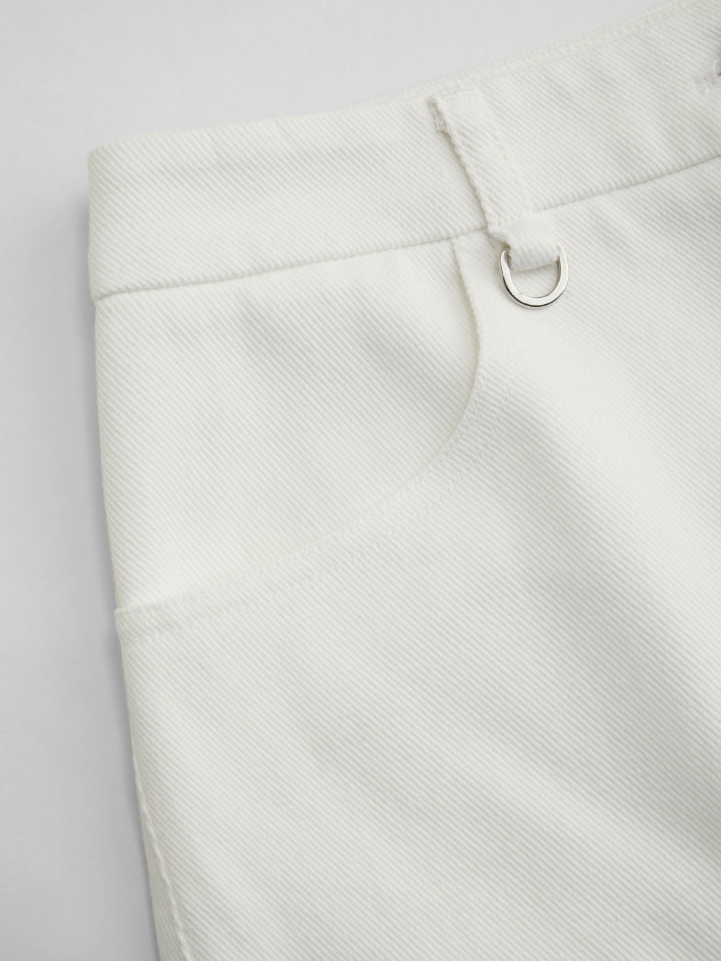 100% Cotton Mid Rise Solid Button Pocket Maxi Skirt