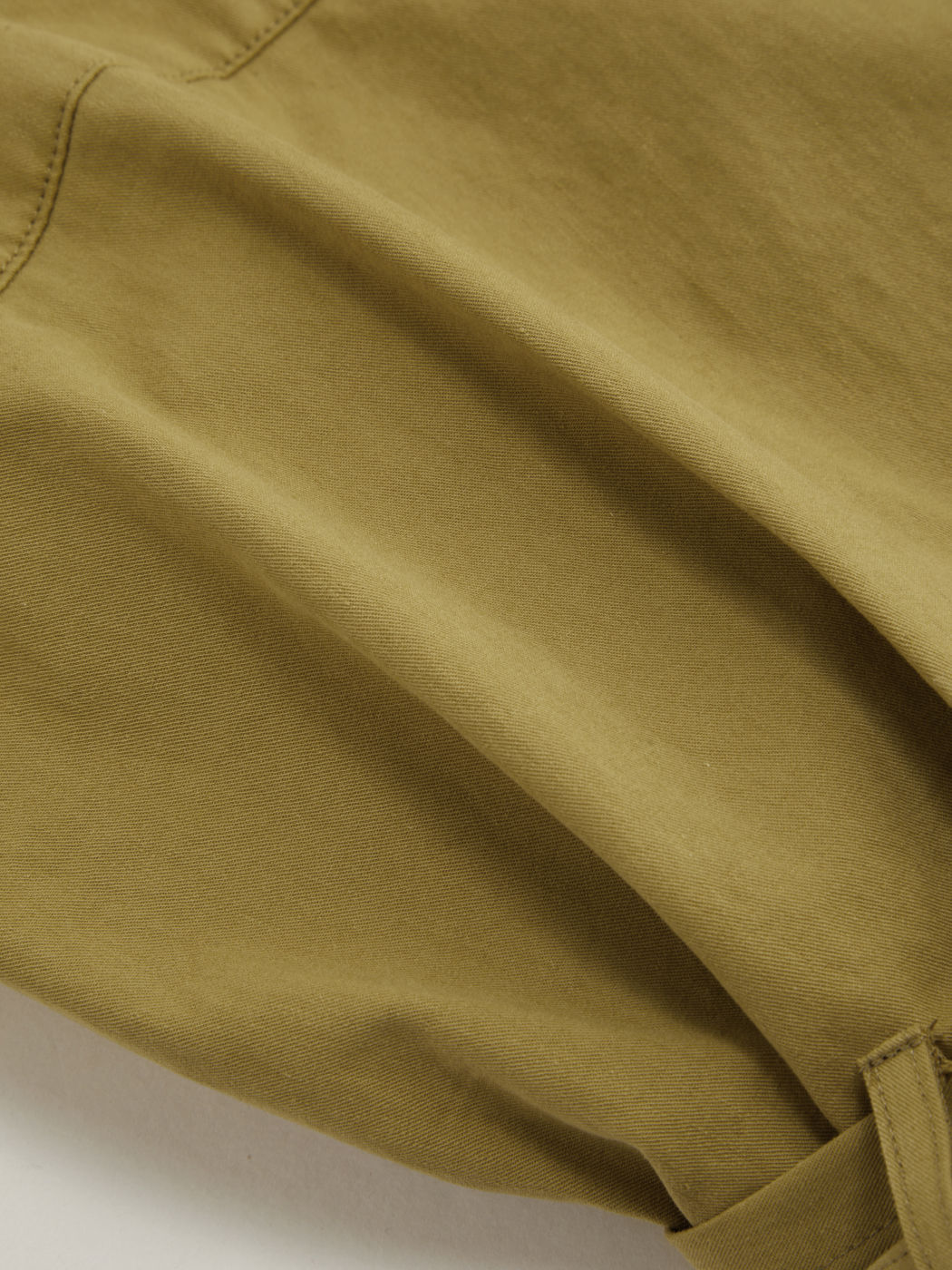 100% Cotton Solid Pocket Cargo Jumpsuit With Belt