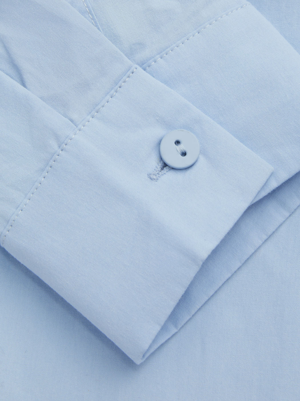 100% Cotton Collar Solid Knotted Long Sleeve Shirt