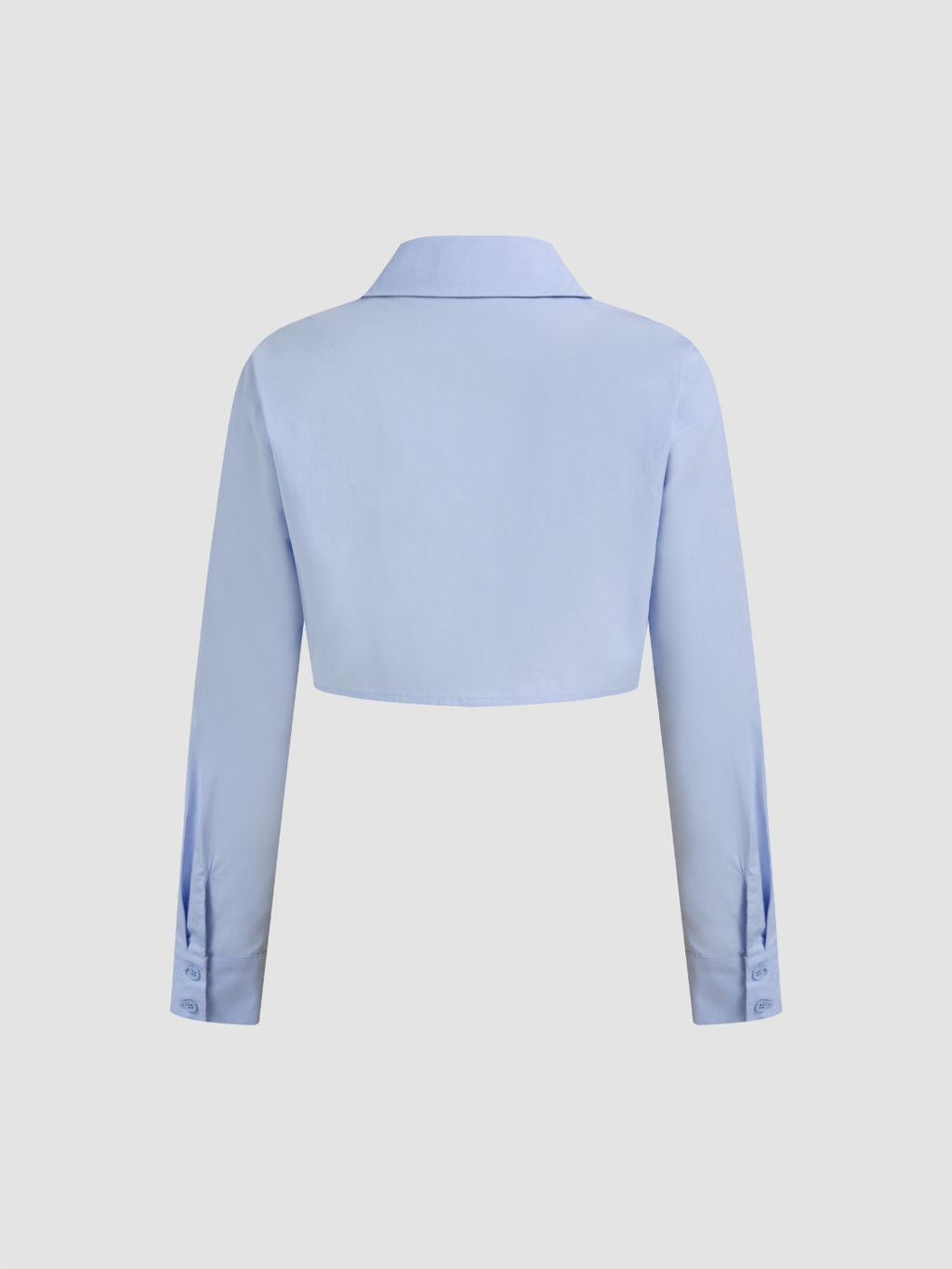 100% Cotton Lace Pleated Crop Shirt