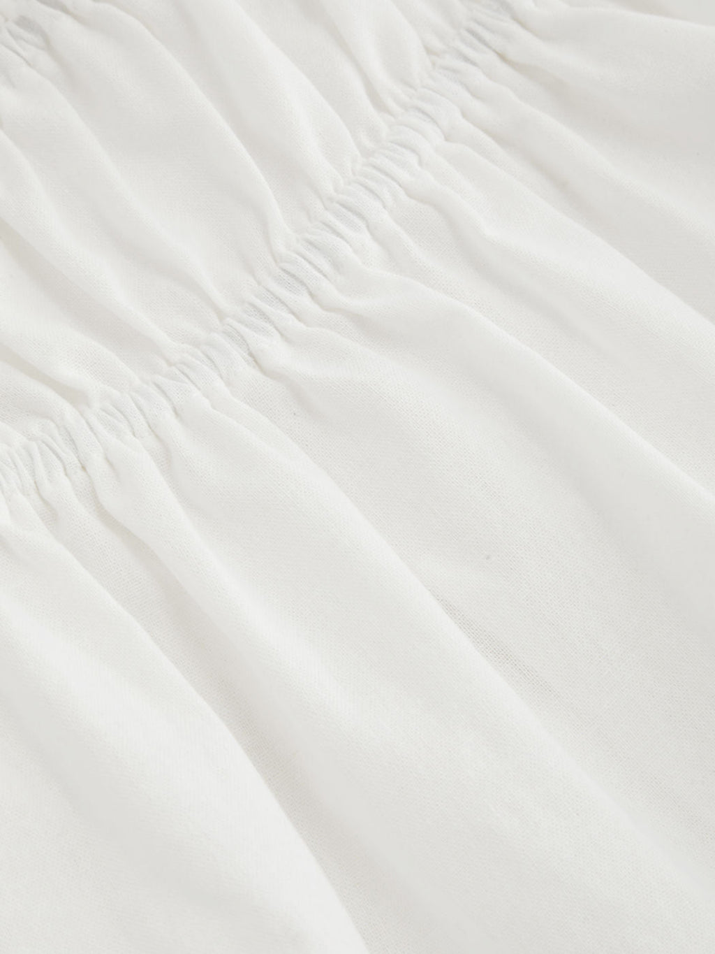100% Cotton Broderie Anglaise Tie Front Bow Top & Voluminous 100%Cotton Mid Rise Knotted Ruffle Midi Skirt