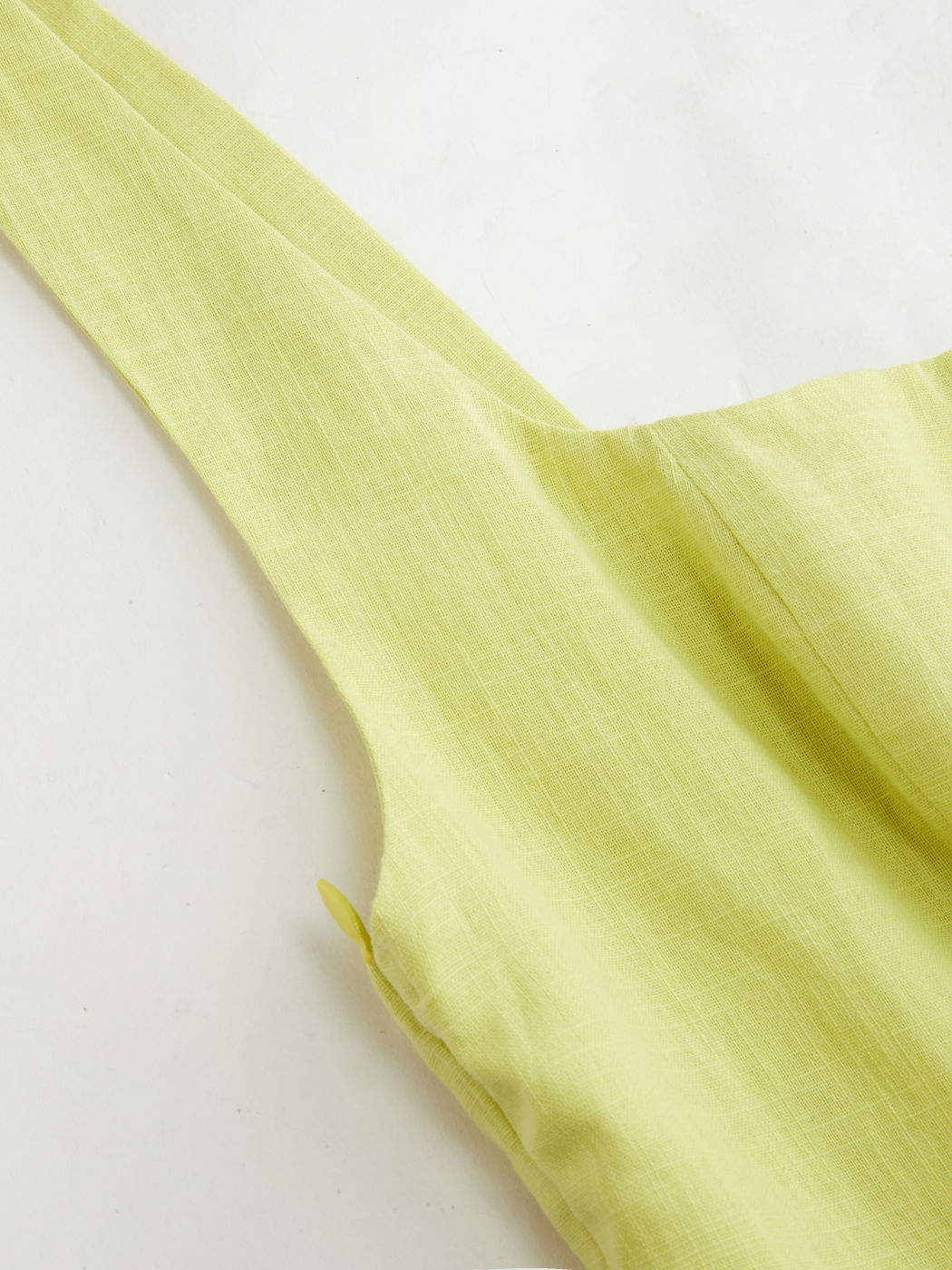 100% Cotton Square Neck Ruffle Cami Midi Dress