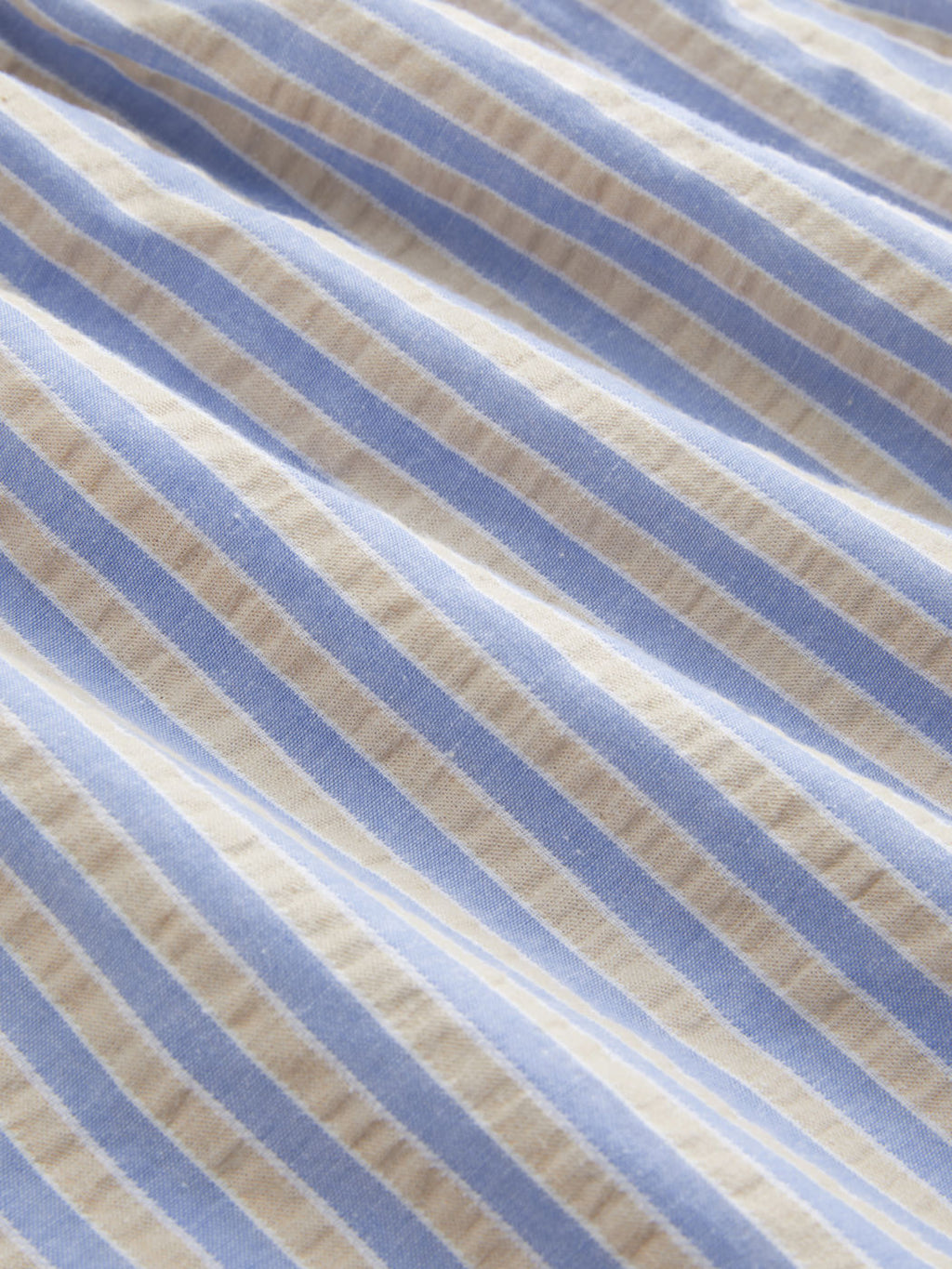100% Cotton Mid Rise Stripe Drawstring Elastic Waist Shorts Curve & Plus