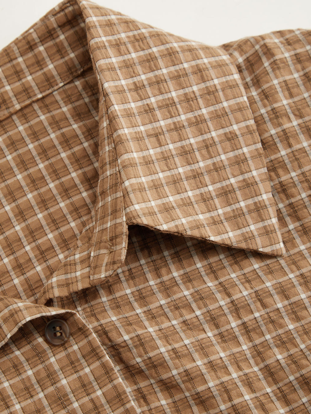 100% Cotton Tartan Short Sleeve Gingham Blouse