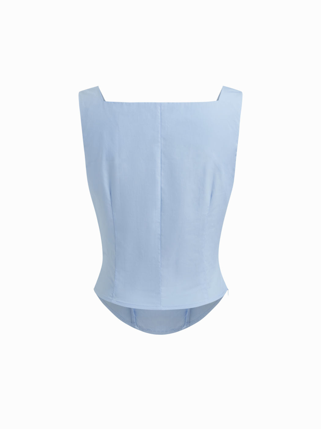 100% Cotton Cowl Neck Asymmetrical Hem Tank Top