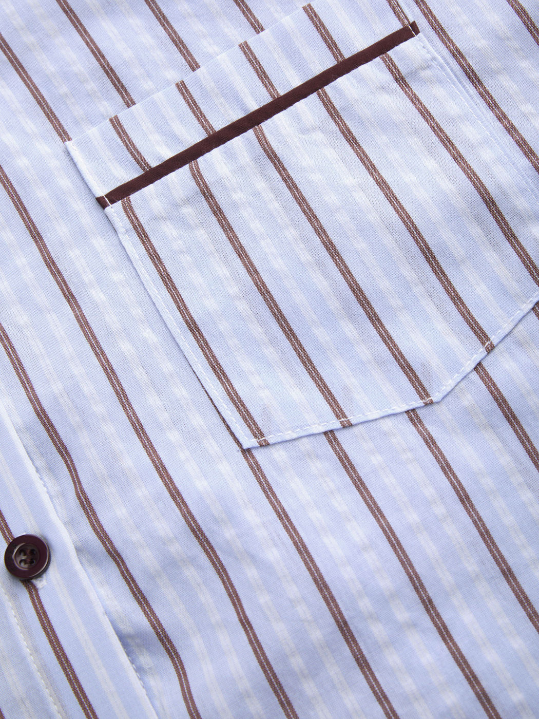 100% Cotton Collar Stripe Oversized Top & Mid Rise Check Drawstring Shorts Loungewear Set