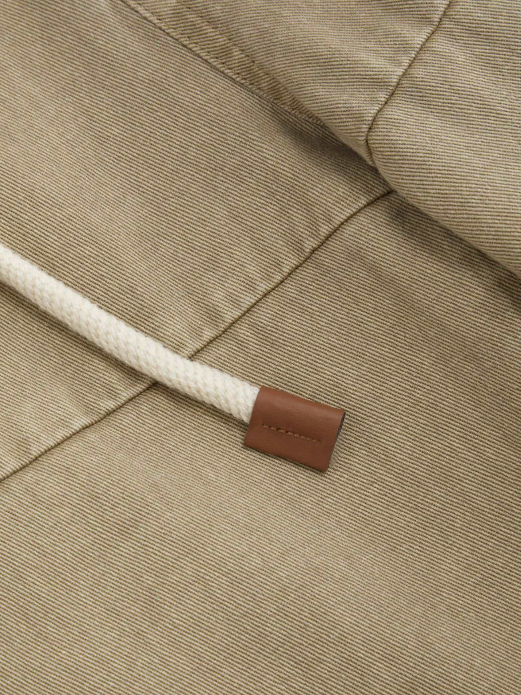 100% Cotton Mid Rise Drawstring Wide Leg Trousers