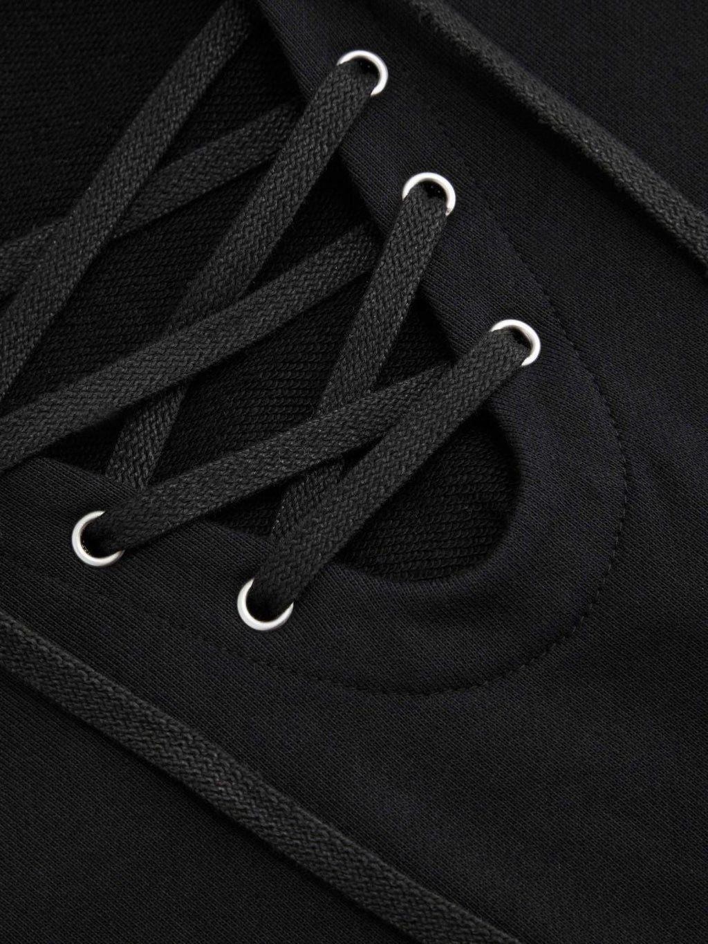 100% Cotton Hooded Corset Hoodie