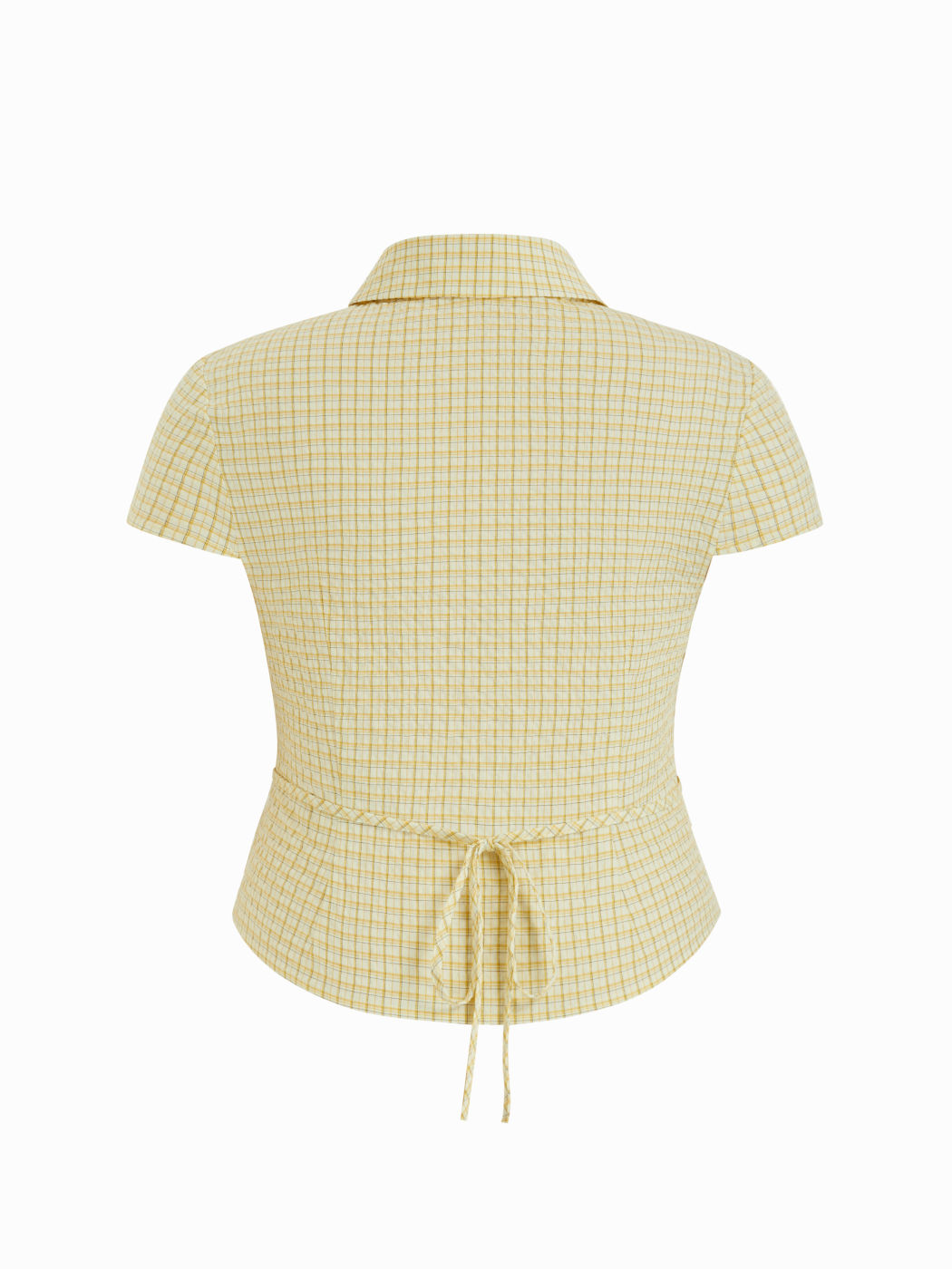 100% Cotton Tartan Short Sleeve Blouse Curve & Plus