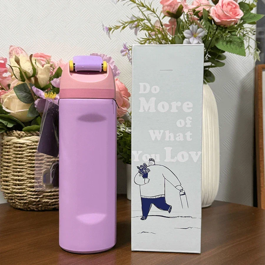 Owala Stainless Steel Water Bottle With Straw For Travel