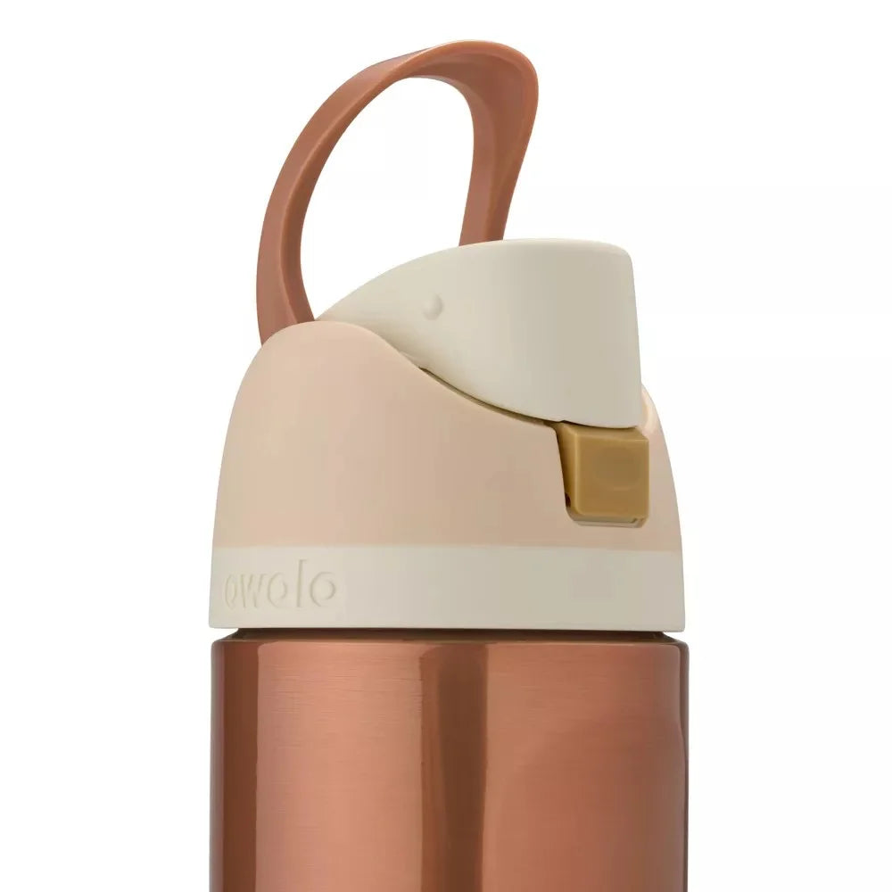Owala Special Edition 24oz Stainless Steel Insulated FreeSip Water Bottle - Hearth & Hand? with Magnolia - Metallic Gold
