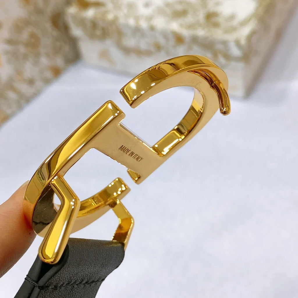 Dior 2026 Montaigne CD Belt 3.0cm Smooth Calfskin