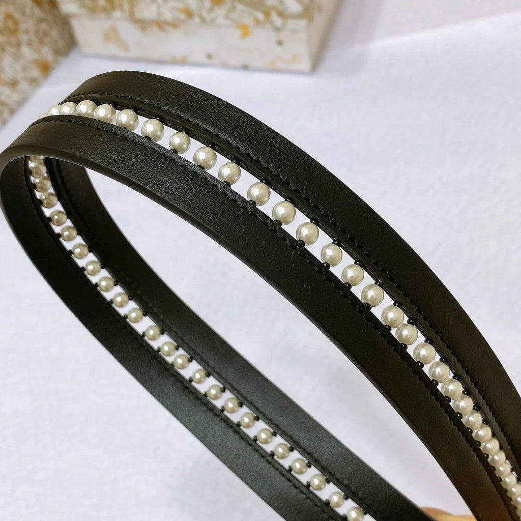 Dior 2026 Montaigne CD Belt 3.0cm Smooth Calfskin
