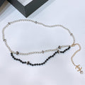 Chanel 2026 Two-Tone Pearl CC Layered Necklace Belt