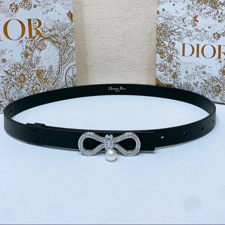 Dior 2026 Le Nœud de Dior Belt 1.8cm Calfskin