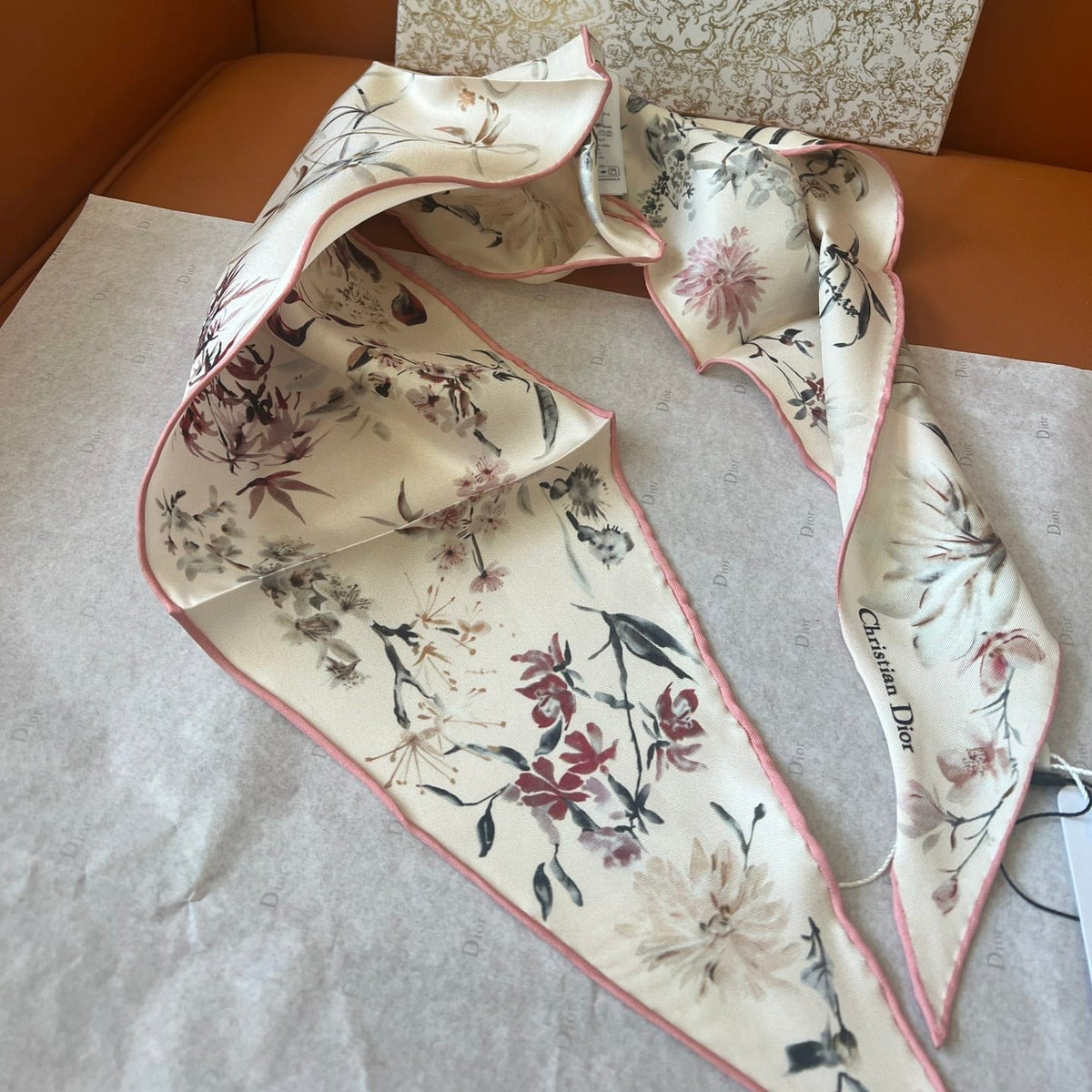 Dior 26s Scarf 110cm In Silk 262833