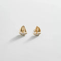 14K Gold Just For Fun Earrings - Sailboat