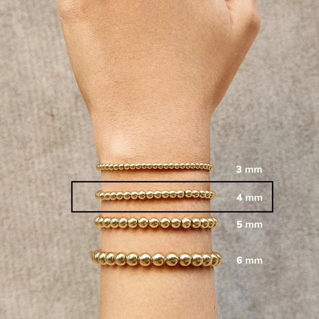 18K Gold Birthstone Pisa Bracelet - Ruby