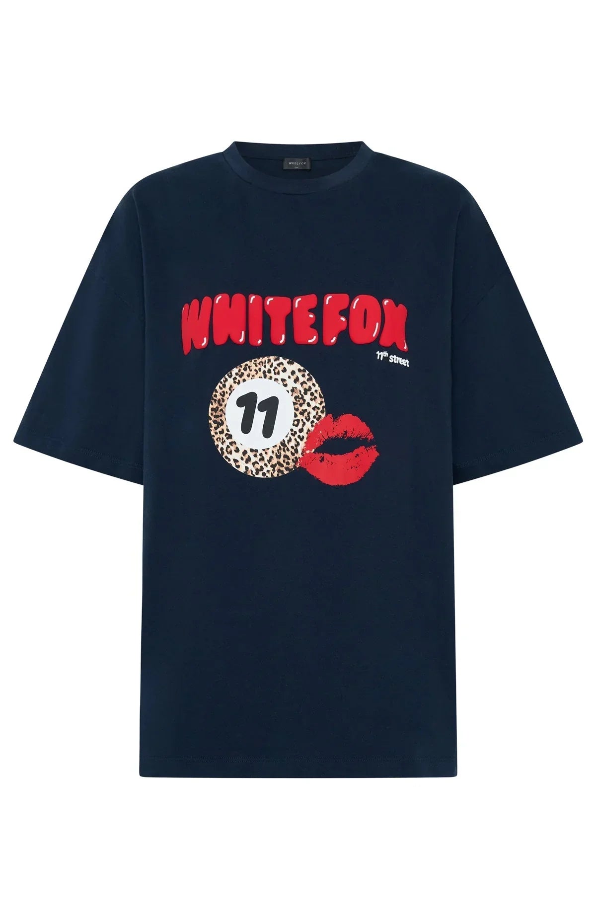 11th Street Concrete Jungle Oversized Tee Blueberry Twist