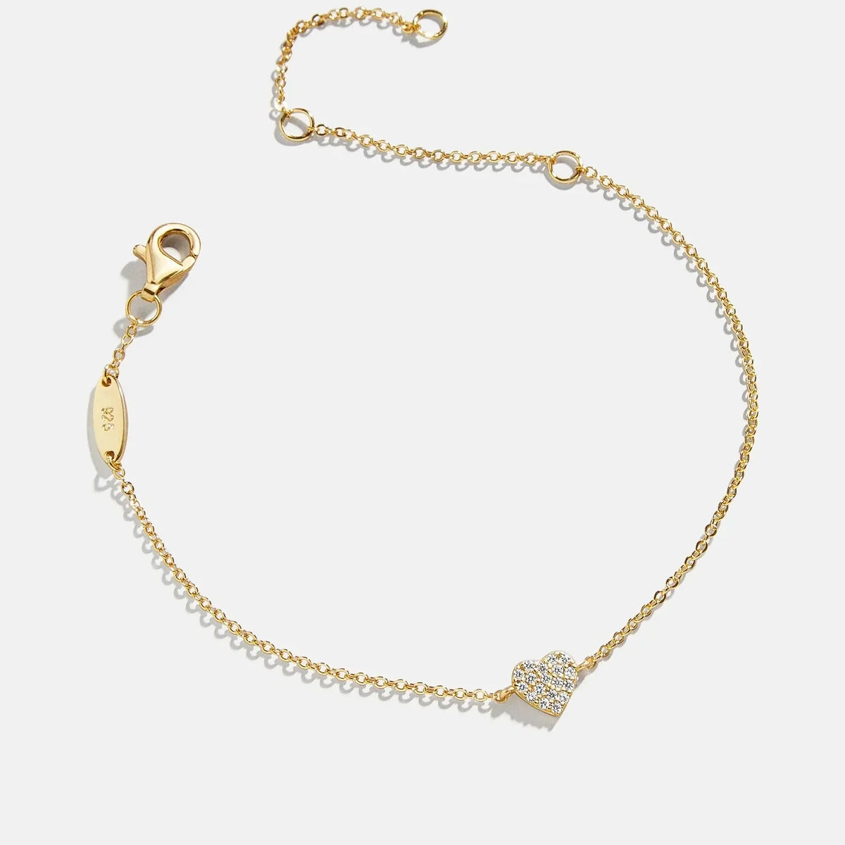 18K Gold Heart Bracelet - Heart