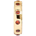14K Gold Birthstone Charm Beads - Garnet