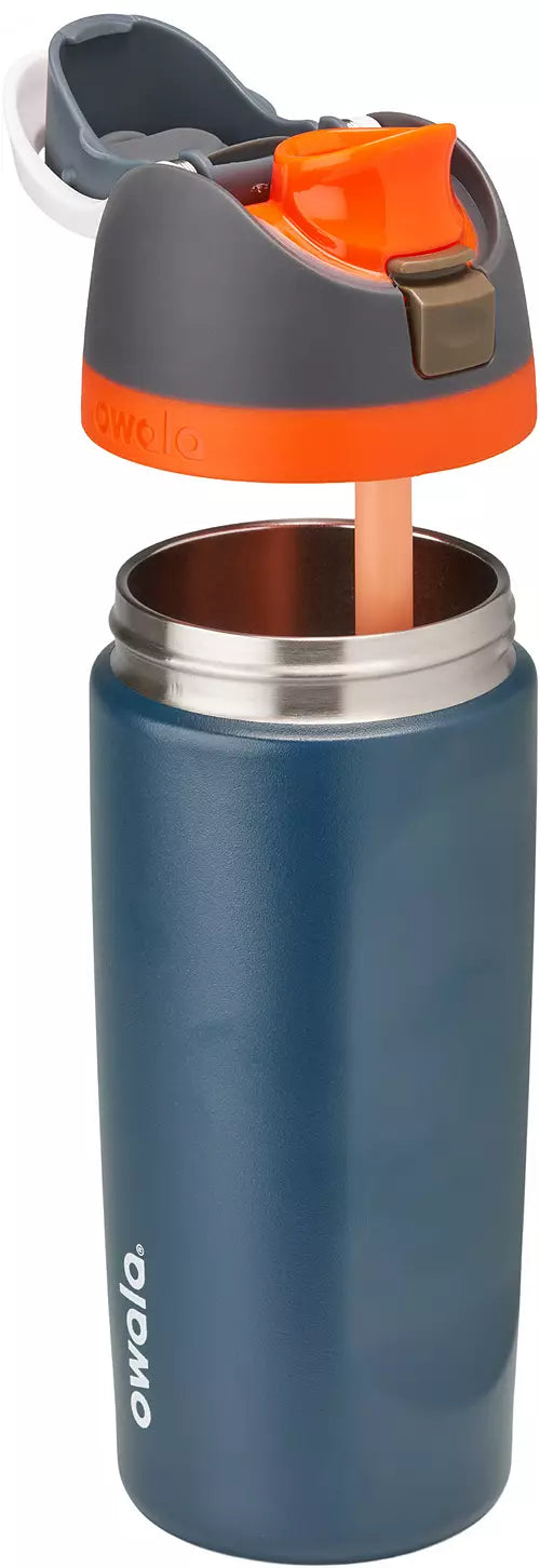 Owala Kids' 16 oz. FreeSip Stainless Steel Water Bottle Deep Sea