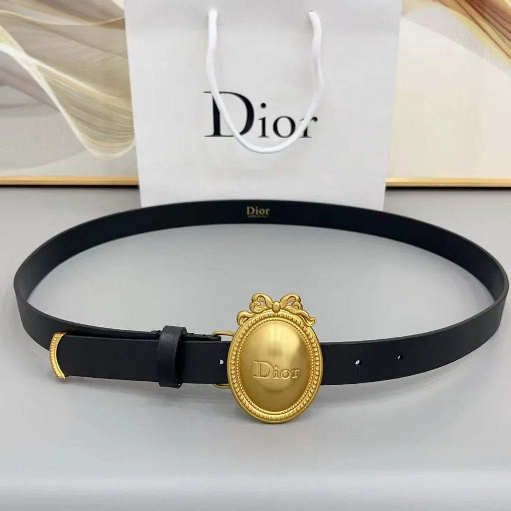 Dior Médaillon Belt 25mm Smooth Calfskin