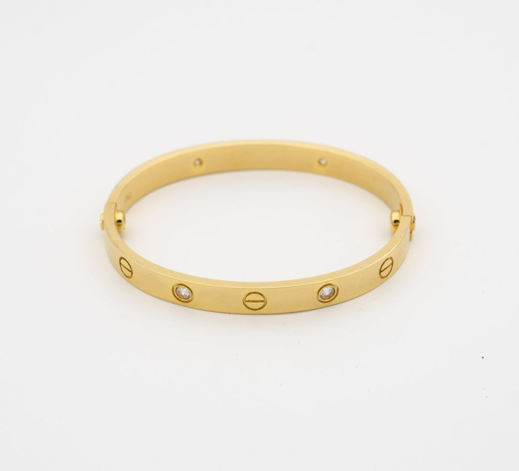 LOVE BRACELET 6.1MM 4 DIAMONDS