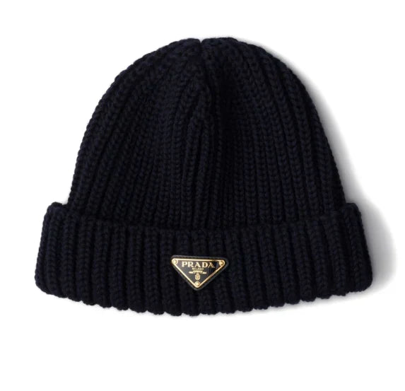 Prada Black Wool Hat