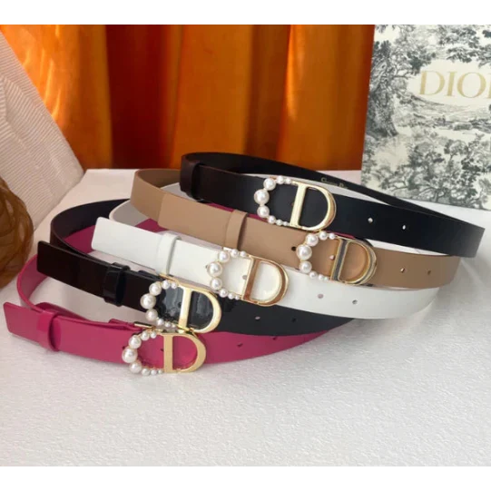 Dior Pearl Buckle Belt 185009