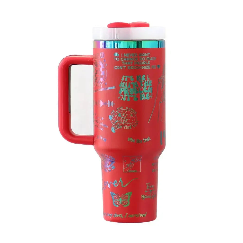 Large 40oz Stanley Style Tumbler