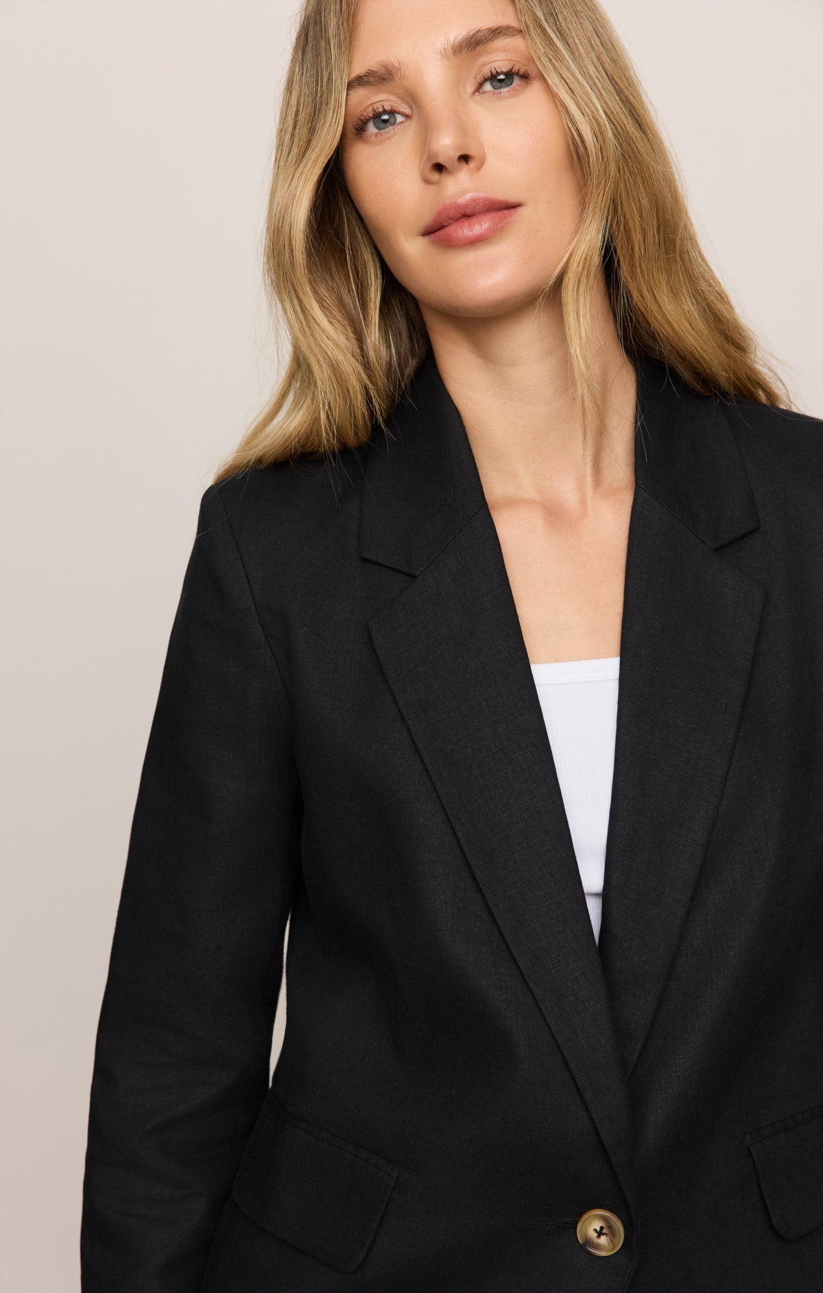 Evan Linen Blazer