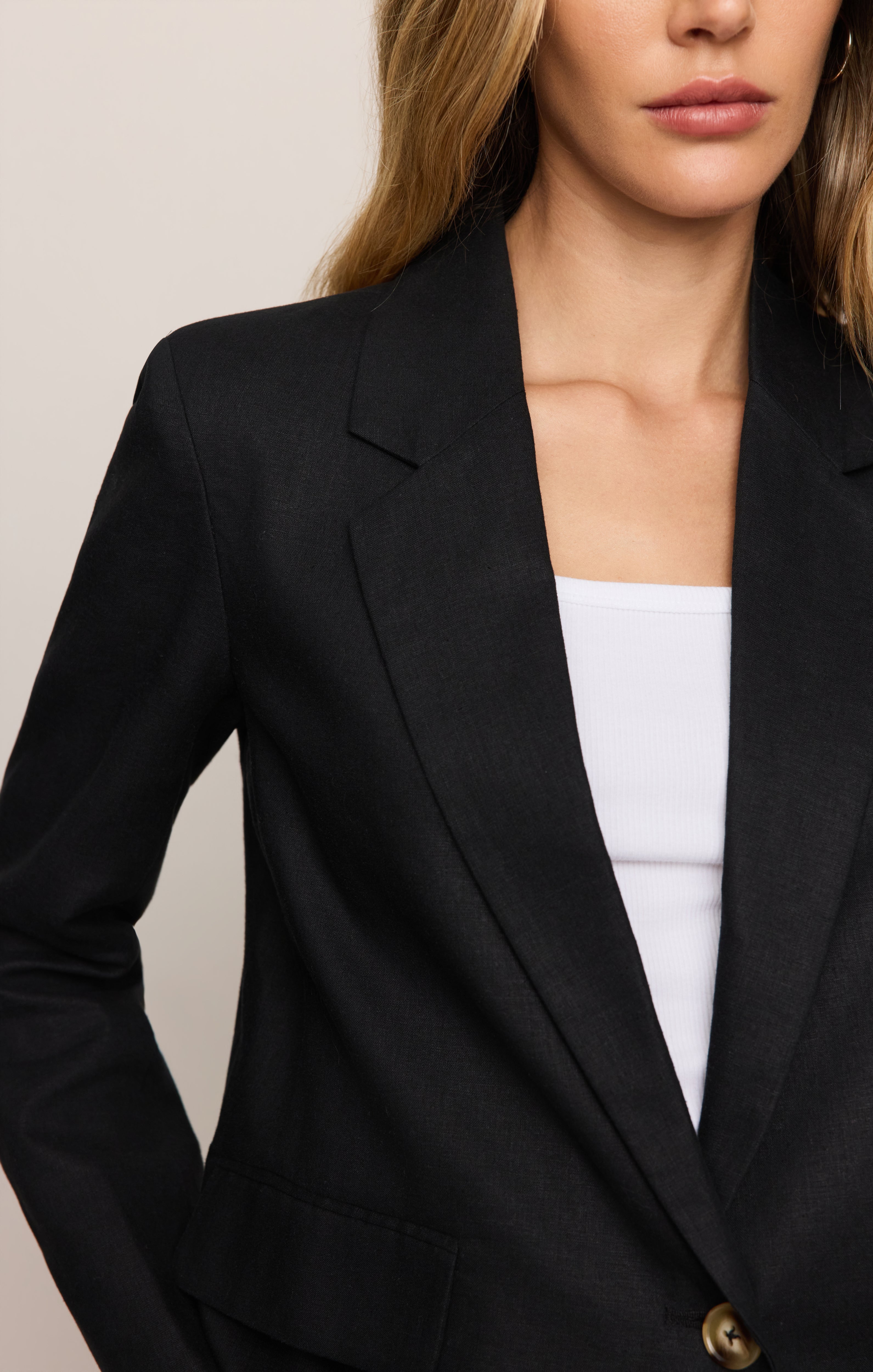 Evan Linen Blazer