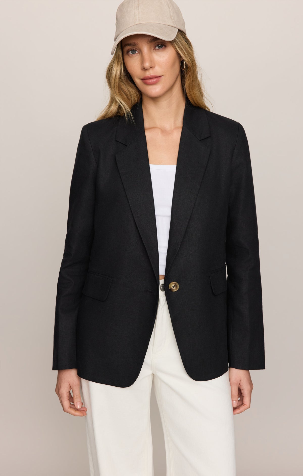 Evan Linen Blazer