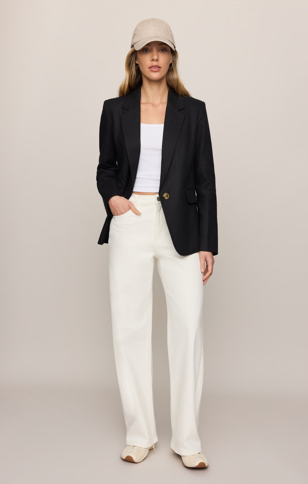 Evan Linen Blazer