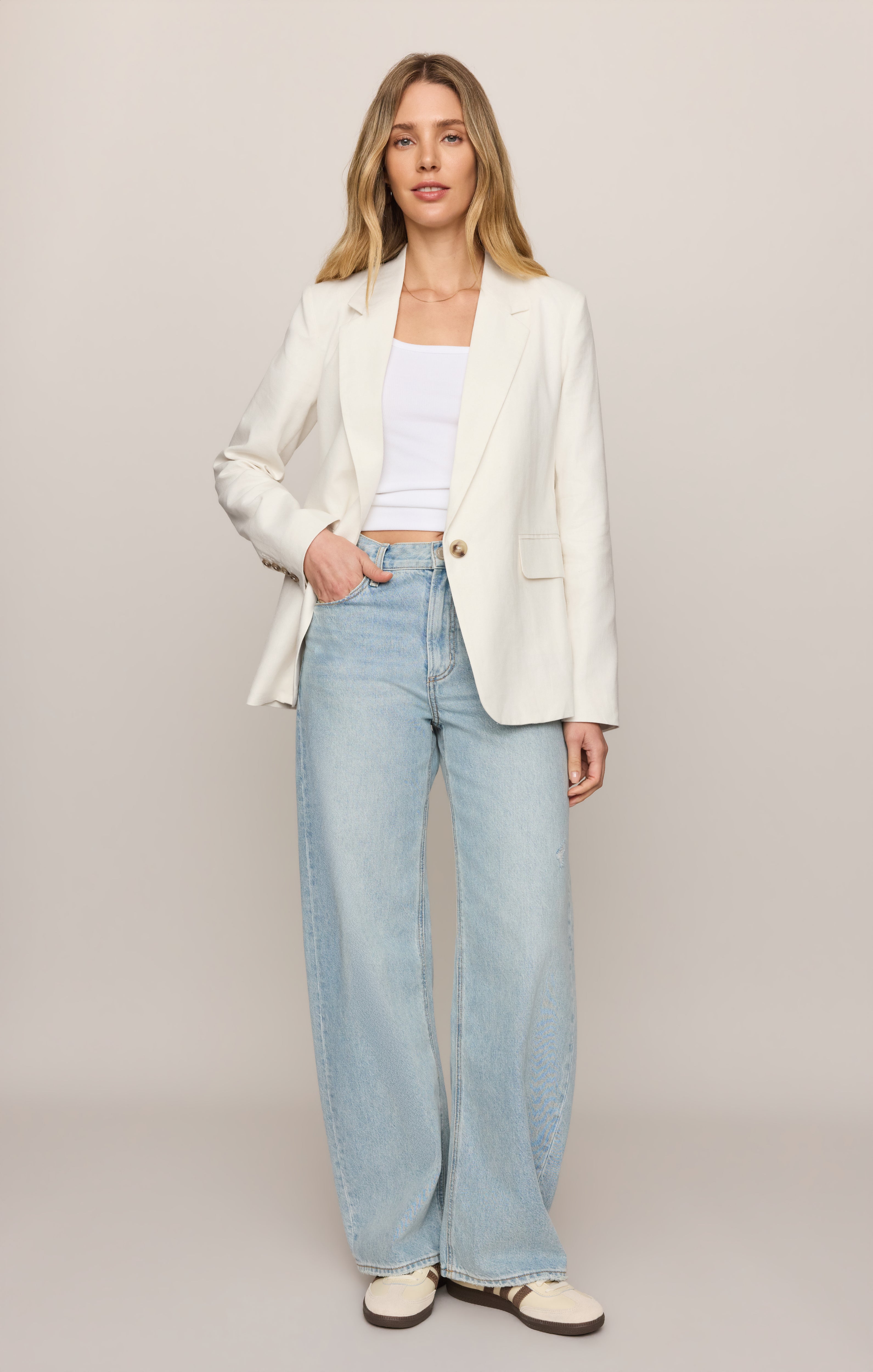 Evan Linen Blazer