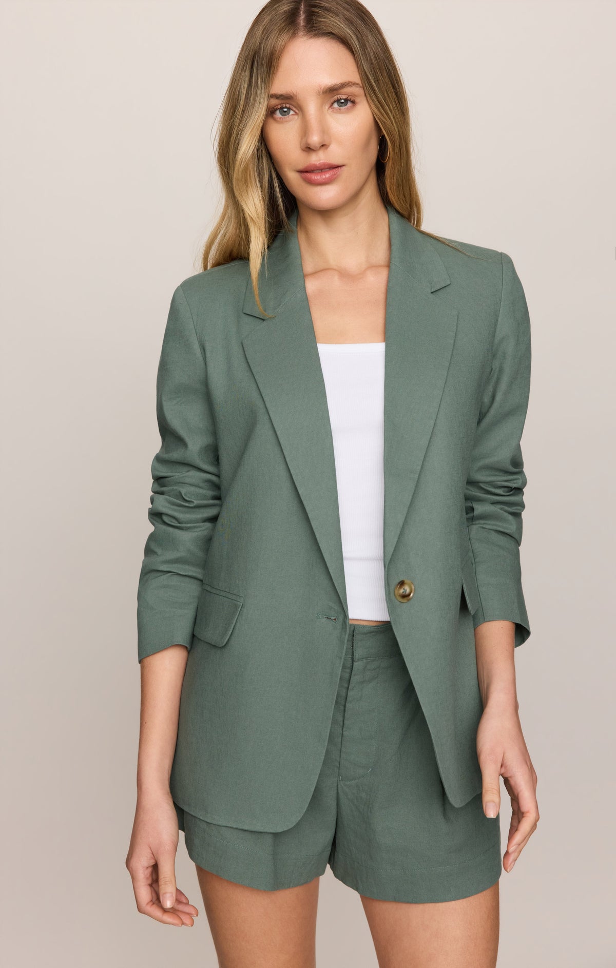 Evan Linen Blazer