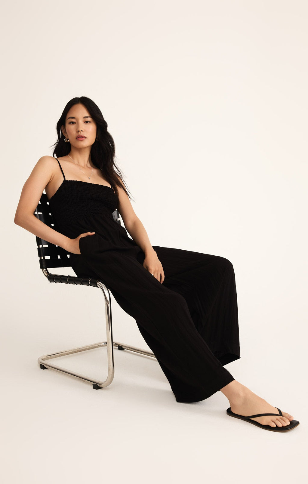 Beachside Smocked Jumpsuit