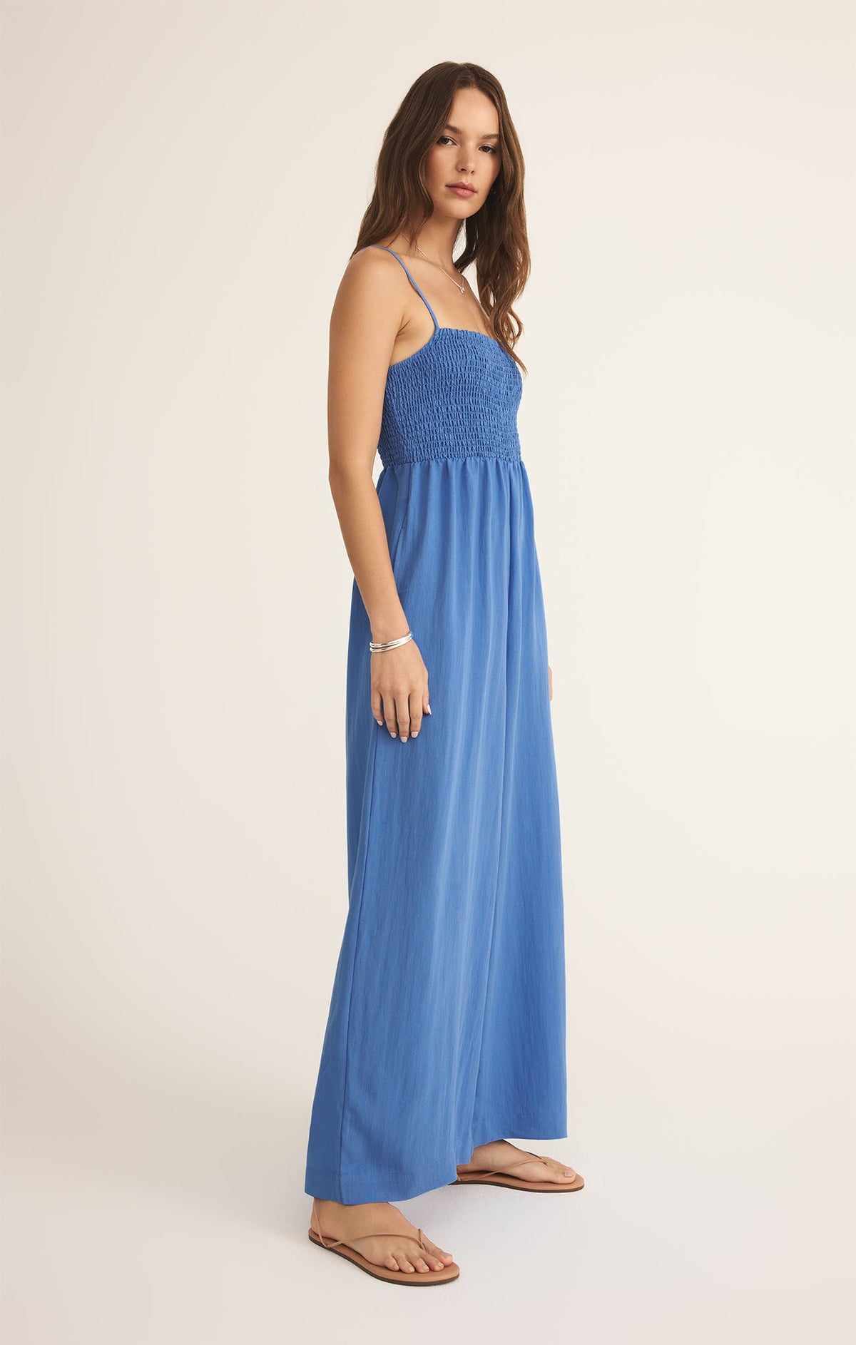 Beachside Smocked Jumpsuit