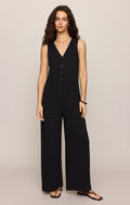 Solace Textured Slub Jumpsuit