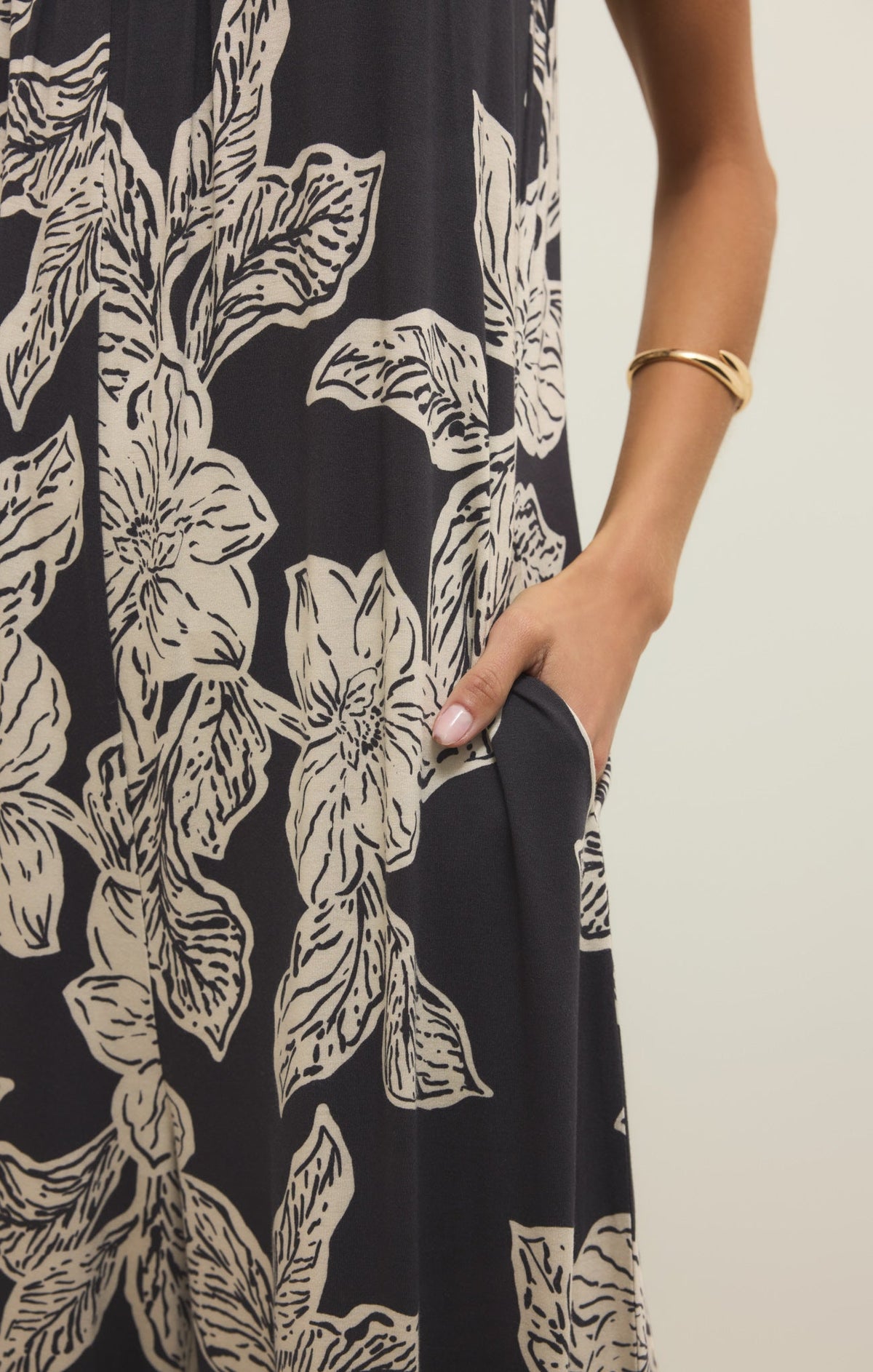 Flared Asha Floral Jumpsuit