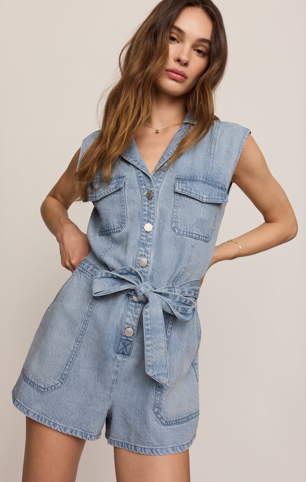Dash Twill Romper