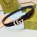 GG Marmont Belt 3cm Suede Leather SHW 212495